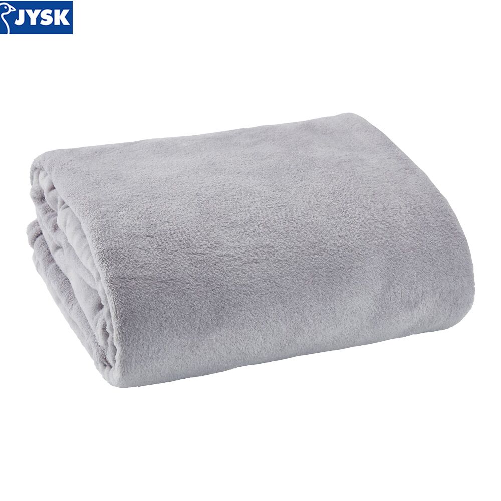 454445886 Chăn sofa | DRAGEHODE | polyester | xám nhạt | D200xR140cm