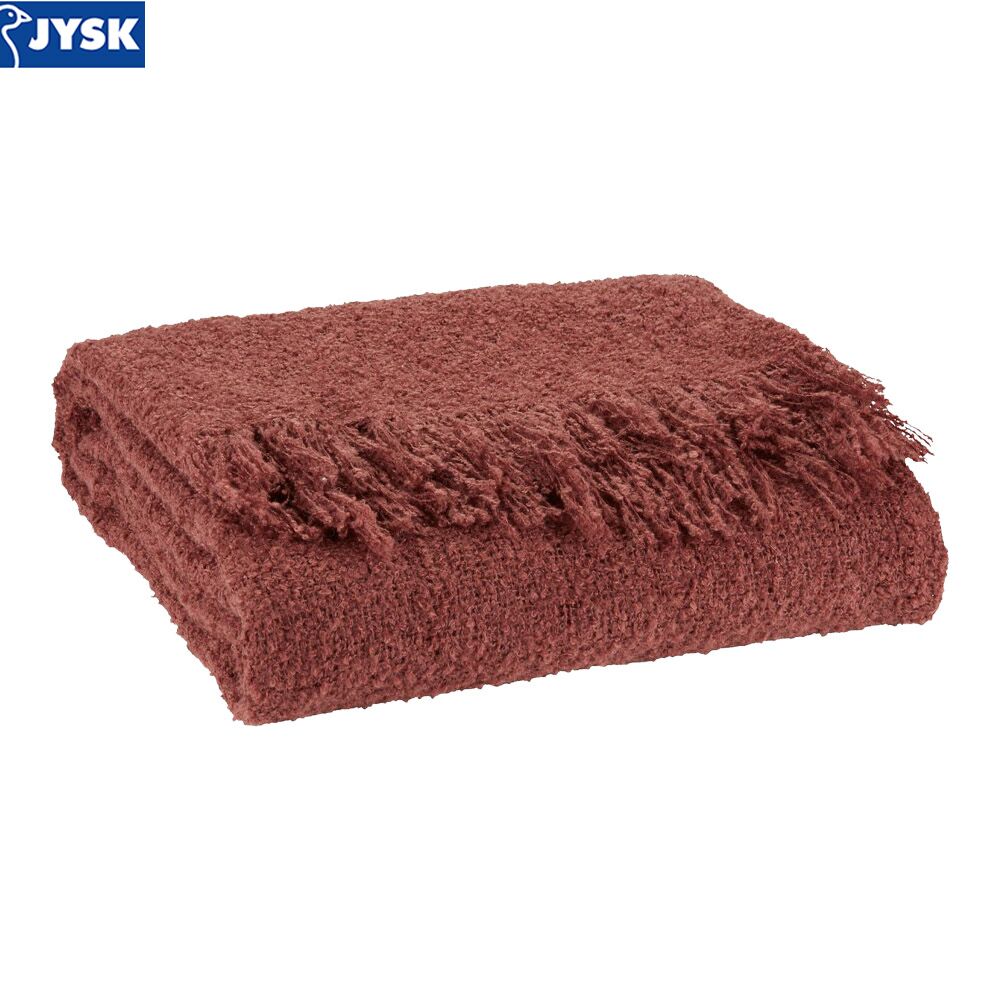 4530966 Chăn sofa | ROSE | polyester | đỏ đun | R130xD170cm