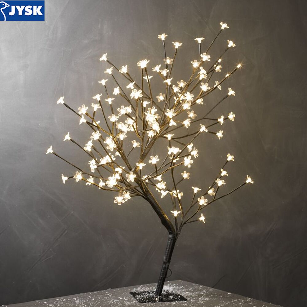 6024600 Đèn trang trí hình cây | HEIMDAL | kim loại/nhựa | đen/trắng | C80cm | 128LED