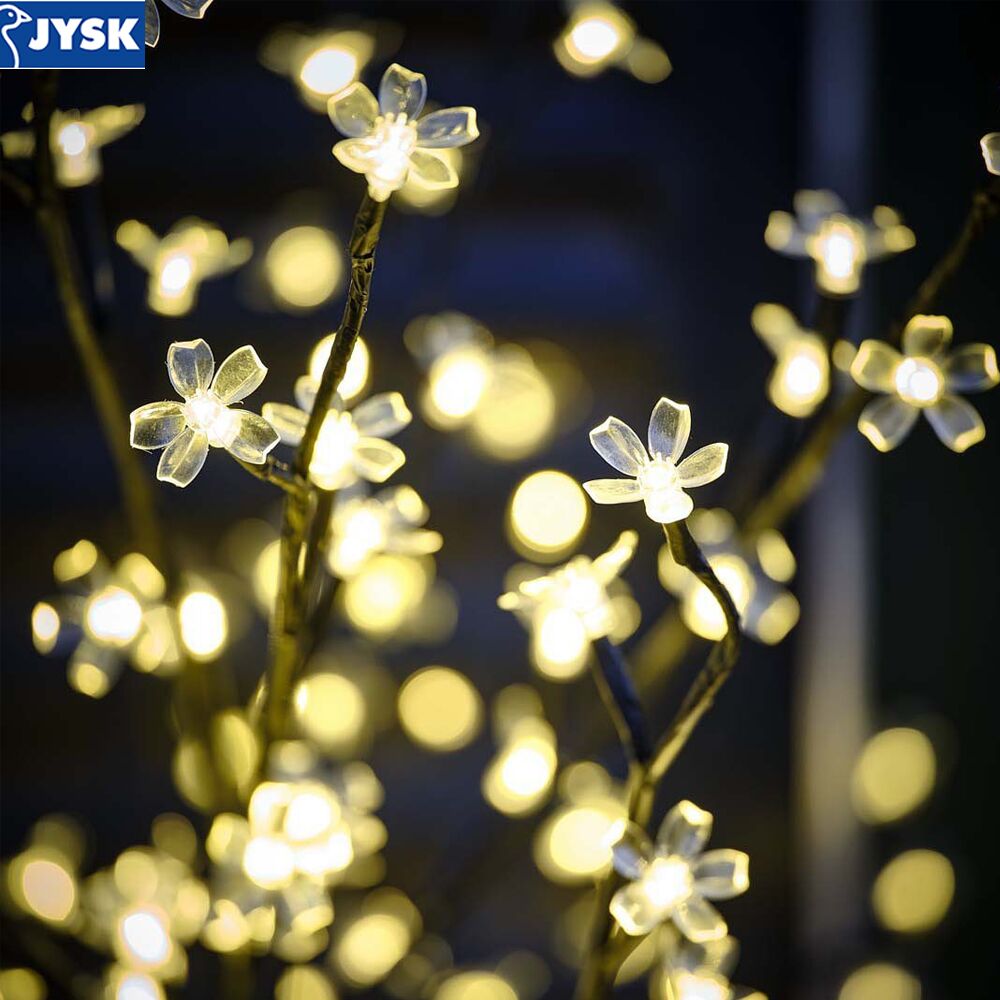 6112003-2 Đèn trang trí hình cây | BONSAI | kim loại/PVC | đen/trắng | C45cm | 64LED