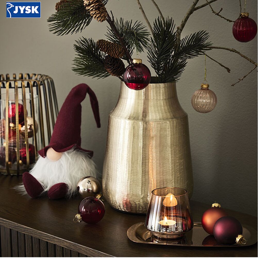 Bộ 9 hạt châu trang trí STJERNE nhôm thủy tinh nhiều màu 6xC8cm-1 Bộ 9 hạt châu trang trí | STJERNE | nhôm/thủy tinh | nhiều màu | Ø6xC8cm