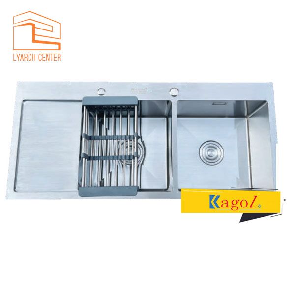 CRCK10050BT304 Chậu rửa chén Kagol K10050 bàn trái 304