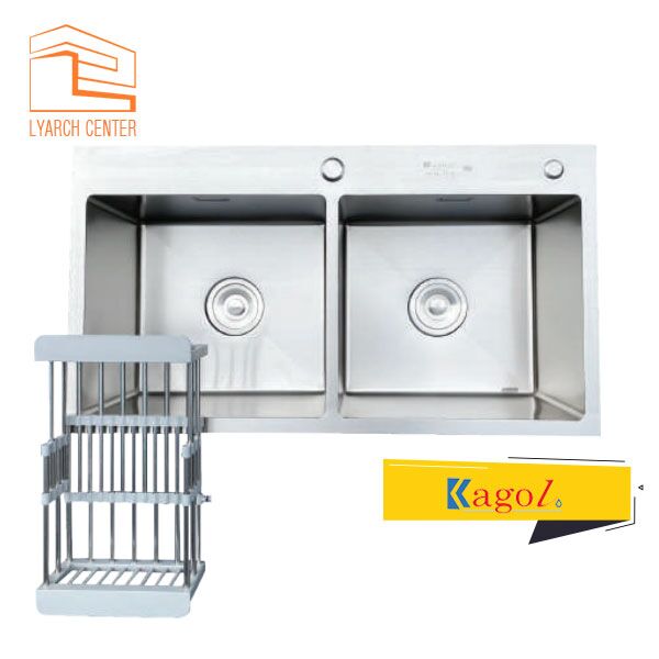 CRCK8850304 Chậu rửa chén Kagol K8850 Inox 304
